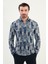 Desenli Slim Fit Uzun Kollu Oduncu Yün Erkek Gömlek 1