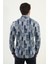 Desenli Slim Fit Uzun Kollu Oduncu Yün Erkek Gömlek 3