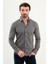 Desenli Slim Fit Uzun Kollu Oduncu Yün Erkek Gömlek 1