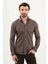 Desenli Slim Fit Uzun Kollu Oduncu Yün Erkek Gömlek 1