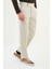 Kareli Slim Fit Beli Tokalı Yün Erkek Pantolon 3