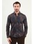 Desenli Slim Fit Uzun Kollu Oduncu Yün Erkek Gömlek 1