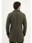 Desenli Slim Fit Gömlek Yaka Erkek Trench Coat 5