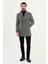 Balıksırtı Slim Fit Şal Yaka Kaşe Erkek Kaban 3