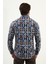Desenli Slim Fit Uzun Kollu Oduncu Yün Erkek Gömlek 3