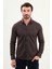 Desenli Slim Fit Uzun Kollu Oduncu Yün Erkek Gömlek 1