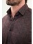 Desenli Slim Fit Uzun Kollu Oduncu Yün Erkek Gömlek 2
