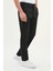 Düz Super Slim Fit Beli Lastikli Ipli Yün Erkek Pantolon 3
