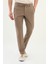 Düz Super Slim Fit Beli Lastikli Ipli Yün Erkek Pantolon 1