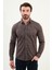 Desenli Slim Fit Yün Erkek Gömlek 1