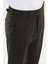 Kareli Slim Fit Beli Tokalı Yün Erkek Pantolon 2