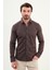 Desenli Slim Fit Uzun Kollu Oduncu Yün Erkek Gömlek 1