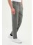 Kareli Slim Fit Beli Tokalı Yün Erkek Pantolon 3