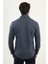 Çizgili Slim Fit Uzun Kollu Oduncu Yün Erkek Gömlek 3