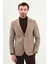 Kırçıllı Slim Fit Torba Cep Mono Yaka Erkek Ceket 4