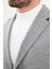 Çizgili Slim Fit Torba Cep Geniş Yaka Yün Erkek Ceket 2