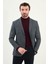 Kazayağı Desen Slim Fit Mono Yaka Yün Erkek Ceket 1