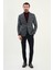 Kazayağı Desen Slim Fit Mono Yaka Yün Erkek Ceket 3