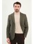 Kırçıllı Slim Fit Torba Cep Mono Yaka Erkek Ceket 1