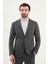 Kırçıllı Slim Fit Torba Cep Mono Yaka Yün Erkek Takım Elbise 1