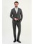 Kırçıllı Slim Fit Torba Cep Mono Yaka Yün Erkek Takım Elbise 3