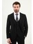 Düz Slim Fit Mono Yaka Klasik Yün Erkek Takım Elbise 1