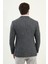 Kazayağı Desen Slim Fit Mono Yaka Yün Erkek Ceket 5