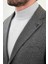 Ekoseli Slim Fit Mono Yaka Yün Erkek Ceket 2