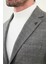 Ekoseli Slim Fit Mono Yaka Erkek Ceket 2