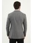 Ekoseli Slim Fit Mono Yaka Erkek Ceket 4