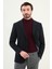 Çizgili Slim Fit Torba Cep Mono Yaka Erkek Ceket 1