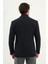 Çizgili Slim Fit Torba Cep Mono Yaka Erkek Ceket 5