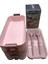 Layer Lunch Box Kilitli Kat Kat Beslenme Kutusu Çatal Kaşıklı Taşınabilir 3