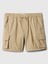 Erkek Çocuk Bej Hybrid Pull-On Kargo Şort 1