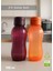 Suluk 2'li Set Su Şişesi Bpa Free Okul Suluğu Pp-5 Suluk Spor Okul Ofis Suluğu Mürdüm-Turuncu 900 ml 1