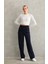 Kadın Kemer Çırtçırtlı Palazoo Pantalon 1