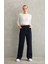 Kadın Kemer Çırtçırtlı Palazoo Pantalon 4