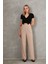 Kadın Kemer Çırtçırtlı Palazoo Pantalon 2