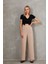 Kadın Kemer Çırtçırtlı Palazoo Pantalon 3