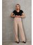Kadın Kemer Çırtçırtlı Palazoo Pantalon 6