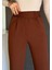 Kadın Kemer Çırtçırtlı Palazoo Pantalon 1