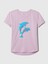 Kız Çocuk Lila Flippy Grafikli T-Shirt 3