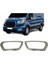 Ford Transit Uyumlu Sis Çerçeve 2 Parça 2019 ve Üzeri Paslanmaz Krom 2