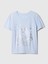 Kız Çocuk Açık Mavi Grafikli T-Shirt 2