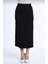 Kadın Siyah Likralı Uzun Kalem Etek 5