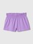 Kız Bebek Mor Fırfırlı Büzgülü Şort 1