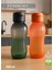 Suluk 2'li Set Su Şişesi Bpa Free Okul Suluğu Pp-5 Suluk Spor Okul Ofis Suluğu Siyah-Turuncu 900 ml 1