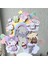 Kuromi Temalı Kız Çocuk Doğum Günü Isme Özel 3D Pasta Parti Süsü Cake Topper (25X20 Cm) 1