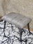 Metal Siyah Tel Ayaklı 60 cm Puf Bench - Puf - Bench - Oturak - Mutfak Oturağı - Antre Oturağı Gri Renk 60 x 40 Boyut/ebat 4