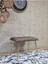 Metal Gold Tel Ayaklı 60 cm Puf Bench - Puf - Bench - Oturak - Mutfak Oturağı - Antre Oturağı Kahverengi Renk 60 x 40 Boyut/ebat 3